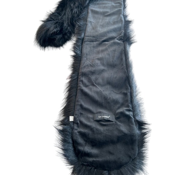 LA Carrie Faux Fur Collar Scarf - High-Quality Winter Fashion Accessory - Picture 3 of 11